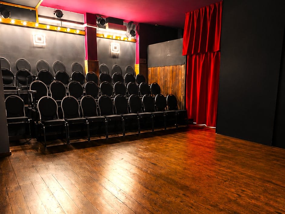 La sala del Micro Teatro di Quartu Sant’Elena