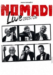 Locandina del tour Nomadi Live 2025/26