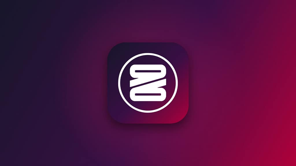 Icona della nuova app 96 RADIO su sfondo viola e fucsia