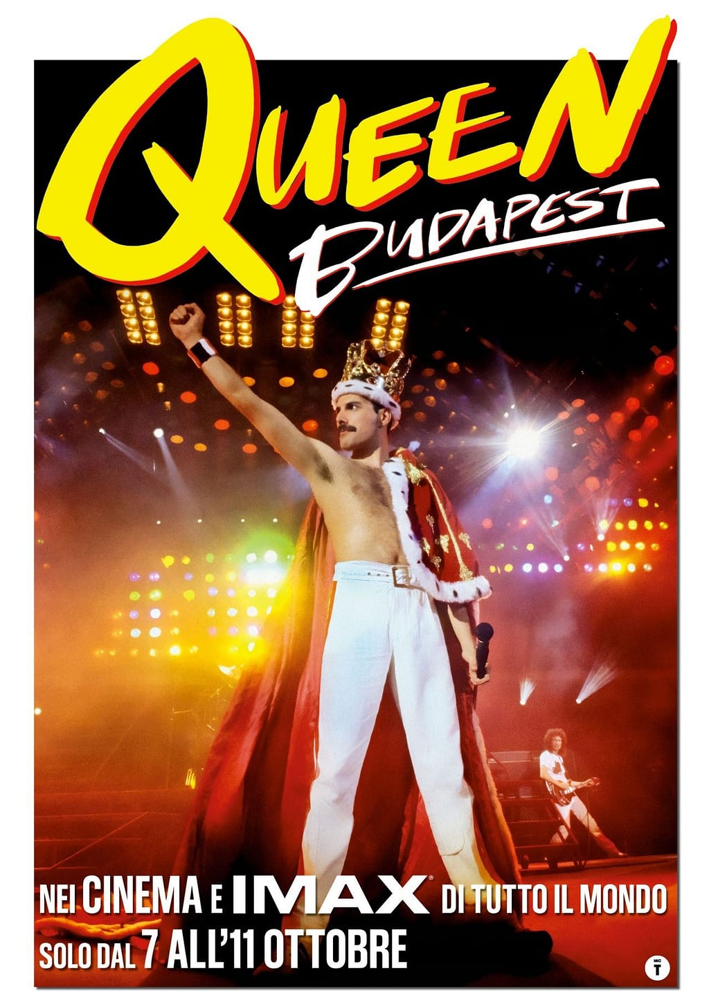 La locandina del film concerto Queen Budapest